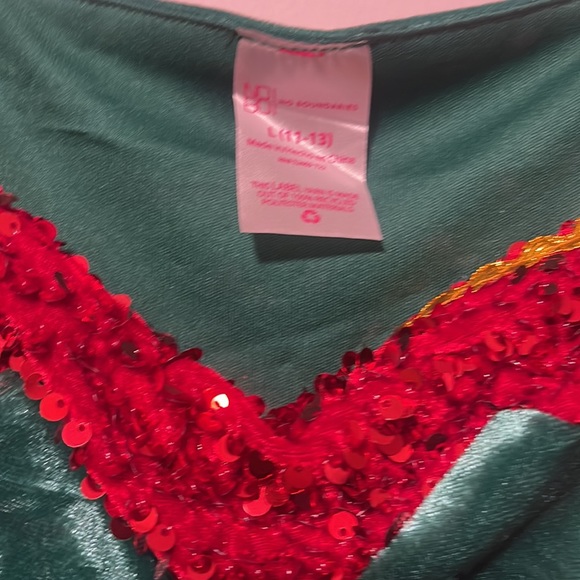 NOBO jingly christmas Romper outfit large NWT Ugly sweater outfit - Picture 5 of 8